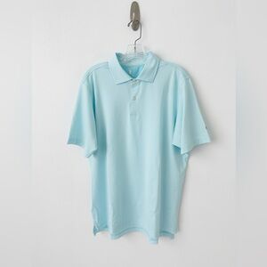 Bears Club Golf Club F&G Tech Polo Shirt M Blue Stripe